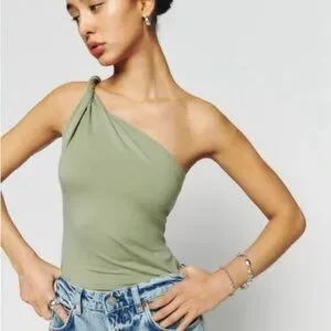 Reformation トップス Reformation Alice Embroidered-Linen Top | Saks Fifth Avenue